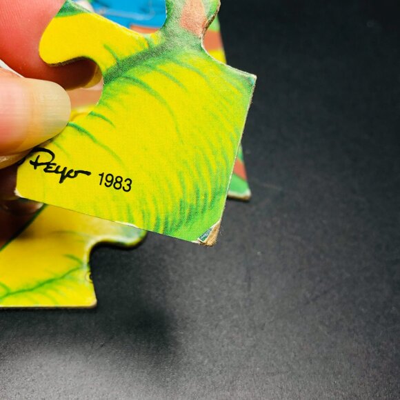 Vintage 1983 PEYO Smurf Jigsaw Puzzle - 100 Pcs COMPLETE: Cartoon Character - Picture 10 of 10